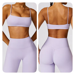 Sports Bra <b>Gym</b> Fitness 4Pcs Set <b>Tummy</b> <b>Control</b> Waist <b>Leggings</b> Sets Women Wear Fashion Tight Fitness <b>Gym</b> Clothing Yoga Suit - Product Image 2