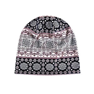 New Arrived Customized Unisex Floral <b>Beanie</b> Digital Printed Paisley Pattern Casual Hat 56-58CM Adult Size Custom <b>Beanies</b> - Product Image 2