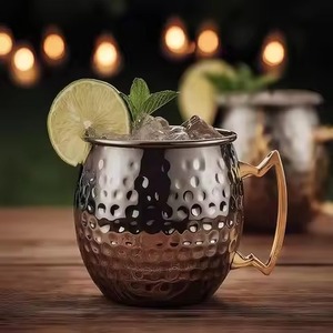 Engrave Design Copper Barrel <b>Mug</b> With Brass Handle Vintage Design <b>Large</b> Capacity Drinkware for Dining - Product Image 2