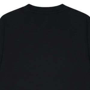T-shirt Homme Oversize à Manches Longues avec Logo sur la Poitrine, Style Streetwear, en Coton, Col Rond Décontracté, Vente en Gros, Vêtements Personnalisés, Fournisseur OEM, Usine - Product Image 4
