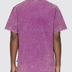 Camiseta de Calidad Premium con Efecto Lavado Ácido para Hombre, Material Suave, Estilo Casual Esencial - Product Image 5