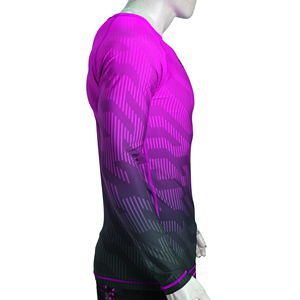 Custom Men <b>Compression</b> Rash Guard Long Sleeve Sublimated BJJ MMA Fight <b>Shirt</b> Quick Dry Breathable Gym Fitness Base Layer Top - Product Image 5