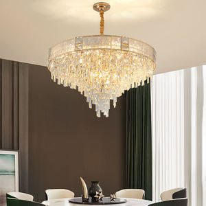 Lustre LED en cristal de luxe, best-seller, pour chambre et salon, avec fonction dimmable, disponible à la vente - Product Image 4
