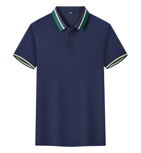 Camiseta de Golf Personalizada OEM para Hombre, 100% Algodón, Absorbente de Humedad, Hilo Mate, Secado Rápido, Lisa o a Rayas, Manga Corta, Estilo Polo - Product Image 6