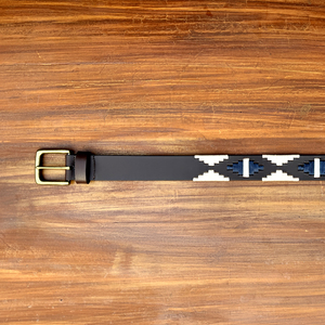 Cinturón de Cuero Artesanal Resistente, Estilo Polo, con Hilo Encerado Vintage, Acabado Suave de Nubuck, 35 mm de Ancho, Hebilla de Aleación, Color Personalizable - Product Image 5