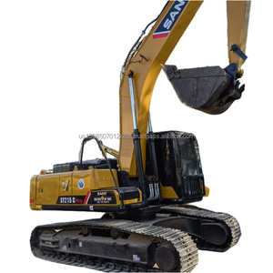 Excavatrice sur chenilles hydraulique d'occasion Sany 215C SY215 SY155 21,5 tonnes avec moteur Isuzu et pompe, bon prix, en stock - Product Image 1