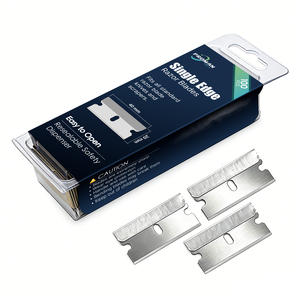 Lames de rasoir jetables en acier inoxydable à bord simple 39x19x0.25mm pour le rasage, sur commande - Product Image 1