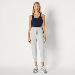 Pantalon de jogging capri athlétique pour femme, léger, doux, performant pour l'entraînement - Product Image 3
