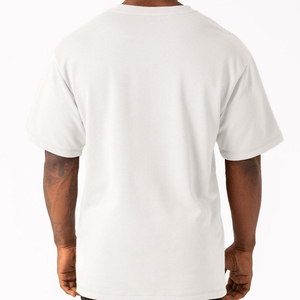 Custom Logo <b>Box</b> Tee Shirt Oversize Blank Cropped Top T-Shirt Heavyweight Cotton <b>Drop</b> Shoulder Boxy Fit T-Shirt for Men - Product Image 6