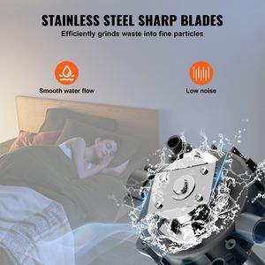 Potente sistema di pompaggio maceratore da 700W per WC con scarico posteriore, doppio scarico, design per scarico dall'alto per seminterrati - Product Image 4