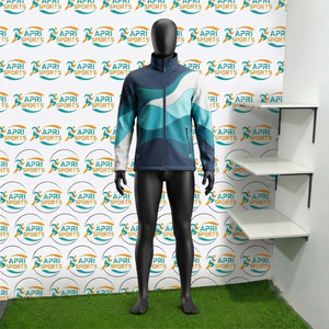 Veste softshell pour homme en tissu 100% polyester, fermeture éclair, col montant, style classique, mode streetwear, vestes softshell pour l'extérieur - Product Image 2