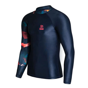 Latest Design Quick Dry <b>Men</b> Rash Guard <b>Compression</b> <b>Shirts</b> Comfortable Premium Quality Long Sleeve O-Neck Spandex/Polyester - Product Image 4