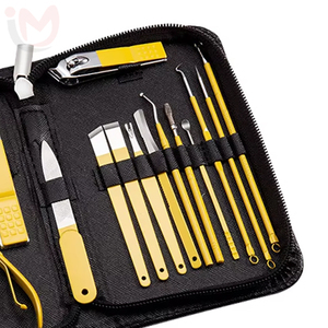 18-in-1 Stainless Steel Portable Professional Pedicure & Manicure <b>Nail</b> Clippers Beauty Tool <b>Set</b> - Product Image 2