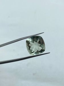 Natural High Quality Green Amethyst Gemstone Loose Stone 10.31Carat 14MM Green <b>Colour</b> Jewelry Making - Product Image 1
