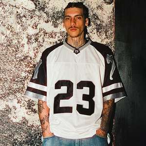 Camiseta de Fútbol Americano Extra Grande Personalizada, Estilo Urbano, Hip Hop Retro, Cuello en V, Estampada, para Hombre, Ropa de Equipo, Secado Rápido - Product Image 6