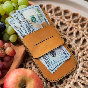 Portacontas de Cuero Genuino de Lujo Hecho a Mano con Logotipo Grabado Personalizado, Resistente al Agua, Tamaño Personalizado - Carpeta para Cheques de Restaurante LBH-0240 - Product Image 1