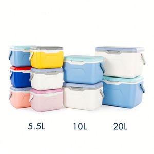 Glacière isotherme rigide en PP de 5,5 L avec poignée et couvercle pour la conservation des aliments au chaud ou au froid - Product Image 5
