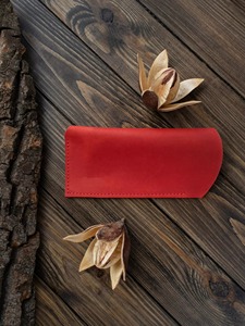 New Genuine Leather Classic Handmade <b>Glasses</b> Cover Luxury Eyewear <b>Case</b> Full Grain Leather Sunglasses Pouch LGC-0128 - Product Image 5