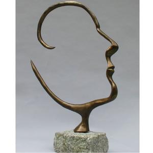 Sculpture Abstract Deluxe Brass Aluminum Decorative Metal Art Decor <b>Statue</b> Hotel Metal Art Figurine Home Table Decoration Figure - Product Image 1