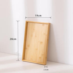 Modern Rectangular Wooden Platters Party Appetizer Fruit Serving Tray Decor Large Acacia Wood Cheese Board Cake Snack Plates - Product Image 3