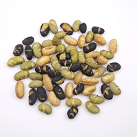 En gros, Snack de soja mixte : Haricots de soja grillés, Edamame, Soja verte, Soja jaune, Haricot noir, Riche en protéines végétales, Végétalien