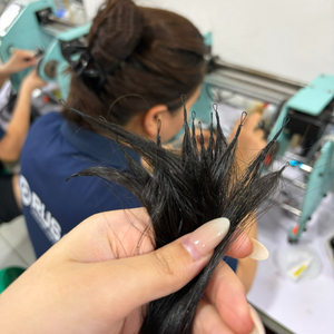 Extensions de cheveux en plumes en gros, 100% cheveux humains, extensions de plumes naturelles, accessoires de mode pour cheveux - Product Image 3