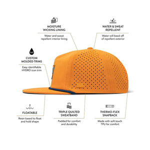 Casquette de baseball unisexe personnalisée avec logo, style sportif urbain, respirante, imperméable, 5 panneaux, en tissu maillé - Product Image 4