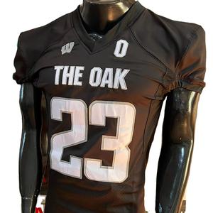 Jersey de fútbol americano bordado de talla grande transpirable pantalones de sublimación elásticos Pakistán hizo fotos reales fábrica - Product Image 1