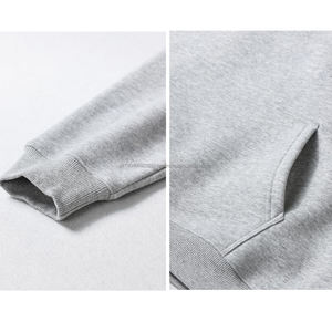 Sweat-shirts à capuche personnalisés pour fabricant OEM, haute qualité, coton 350 GSM, lavage à l'acide, patch brodé, sweat-shirts unisexes - Product Image 4