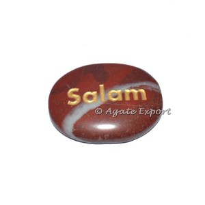 หินโมรารูปวงรีสีดำแกะสลักเป็นตัวนำโชคแบบไม่ซ้ำกันรูปแบบการแกะสลักคำว่างานฝีมือหิน - Product Image 5