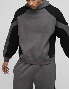Wholesale Custom Printed Men's High Quality Winter Casual <b>Fleece</b> <b>Sweatshirts</b> & Sweatpants Tracksuits 100% Cotton Regular Fit - Product Image 6
