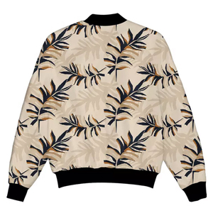 เสื้อแจ็คเก็ตเบสบอลแบบลำลองสำหรับผู้ชาย  คอตั้ง ผ้าแคนวาส กันน้ำ  พร้อมปักโลโก้ตามสั่ง  แบบสั่งทำพิเศษด้วยเทคนิค Sublimation - Product Image 6