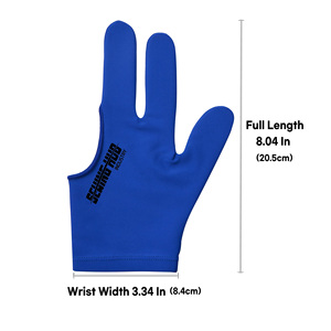 Guantes de snooker de alta calidad para billar y pool, diseño de 3 dedos, impermeables y transpirables, fáciles de usar. - Product Image 3