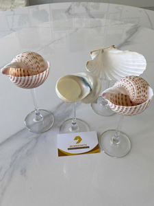 Vaso Decorativo de Concha Marina para Decoración de Mesa de Lujo y Utensilios de Cocina de Inspiración Marina, Exportación Internacional de Alta Calidad - Product Image 6