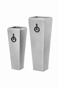 กระถางปลูกต้นไม้กลางแจ้งสแตนเลสดีไซน์ทันสมัยขายดี ผิวเรียบเนียนพร้อมการขัดเงาแบบด้าน - Product Image 1