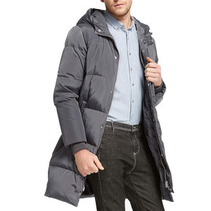 Veste matelassée longue isolante unisexe à capuche pour l'hiver, directement de l'usine, avec logo personnalisé, fabricant et fournisseur OEM ODM - Product Image 3