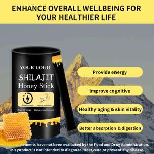 Barra de Miel con Shilajit Puro del Himalaya, Resina de Shilajit con Miel Natural, Rica en Ácido Fúlvico para Energía y Resistencia (OEM) - Product Image 2