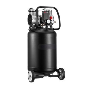 Compresor de Aire Portátil de 10 Galones con 2HP, 4.8 SCFM, 90PSI, Sin Aceite, Automático, con Inflador de Neumáticos con Presión Máxima de 125PSI y Ruedas - Product Image 1