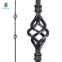Balustre en fer forgé Escalier Broche Garde-corps Clôture Balustre en acier pour escaliers