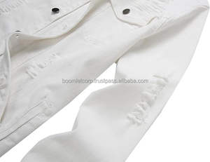 Chaquetas vaqueras para hombre de color personalizado de nuevo estilo, temporada de invierno, buen diseño, cuello levantado, Chaquetas vaqueras de calidad superior - Product Image 4