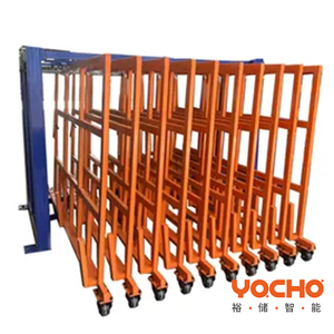 Étagère de stockage à roulettes verticales pour tôles métalliques - Product Image 1