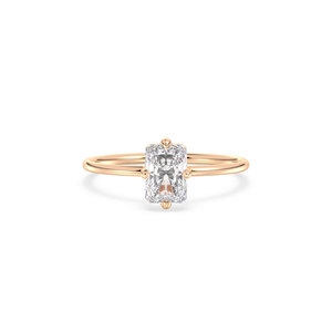 Anillo Solitario REYES de Plata de Ley 925 con Moissanita Certificada GRA para Mujer, Joyería Sostenible para Bodas y Fiestas de Lujo - Product Image 1
