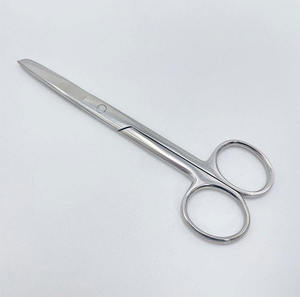 Laboratory Scissors Straight Head Elbow <b>10</b> <b>12</b> 14 16 18 20 22 25 30cm Round Headed Biological Tissue Scissors by Blush Surgical - Product Image 6