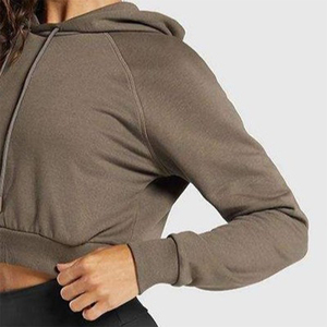 Sudadera Corta de Alta Calidad para Mujer, Fabricada a Medida, Sudadera de Manga Larga para Mujer, Sudadera de Invierno y Ropa Deportiva para Entrenamiento en el Gimnasio - Product Image 5