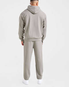 Ensemble de survêtement pour homme de qualité supérieure, personnalisé, en coton épais, comprenant un sweat-shirt et un pantalon de jogging, 2 pièces - Product Image 4