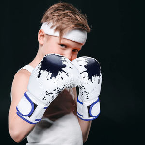 Guantes de Boxeo Muay Thai en Oferta, Guantes de Entrenamiento de Cuero Duradero, Se Puede Personalizar el Logotipo - Product Image 5