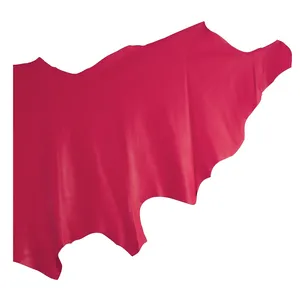 Cuir grainé rose vif de haute qualité pour sacs à main, chaussures, portefeuilles et projets de création, matériaux de première qualité pour confectionner des articles. - Product Image 3