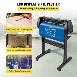 Plotter da Taglio Vinile da 28 Pollici con Display LCD e Rulli a Doppia Molla Regolabili per Taglio di Insegne - Product Image 2