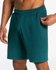 Conjunto Deportivo de 2 Piezas para Hombre, Camiseta sin Mangas y Pantalones Cortos, Transpirable, para Gimnasio, Verde Azulado, OEM, Secado Rápido, Absorbe la Humedad - Product Image 6