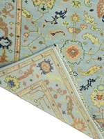Farbenfroher, trendiger, geknoteter Hochflor-Teppich für Wohnzimmer und Schlafzimmer, ganzjährig waschbar, haustierfreundlich, 1 Stück Mindestbestellmenge